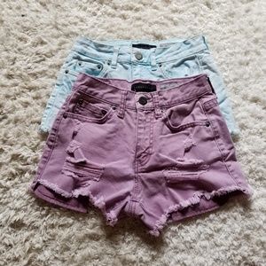 SALE!! 2 Aeropostale High waisted shorty